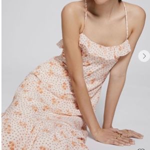 Criss-Cross Strap Midi Dress NWT